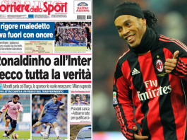 Ronaldinho all'Inter affare mancato