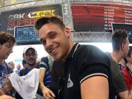 Niccolò Canepa si allena per Misano