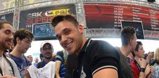 Niccolò Canepa si allena per Misano