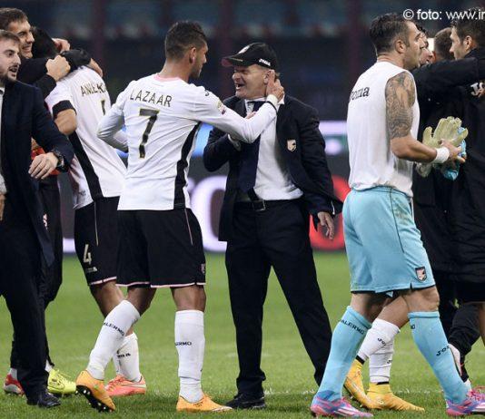 Milan-Palermo Iachini esultanza