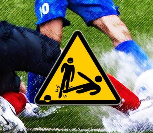 calciatori cattivi brutti fallosi