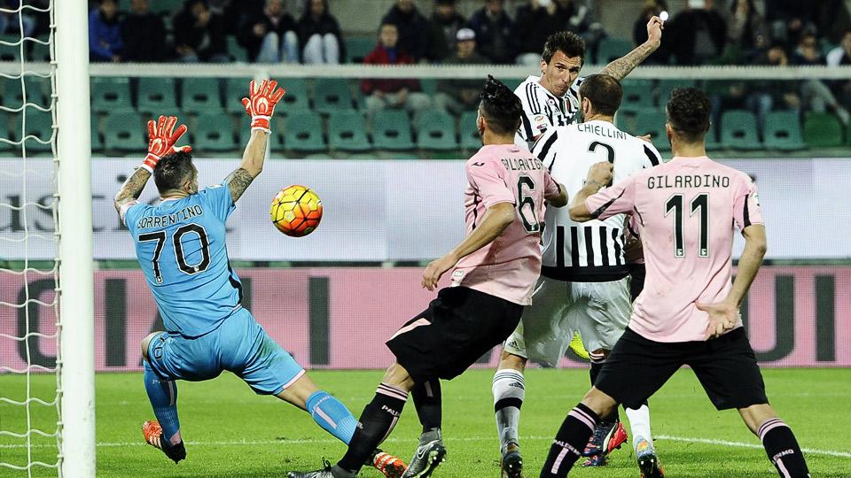 Mandzukic gol Palermo-Juve 0-3